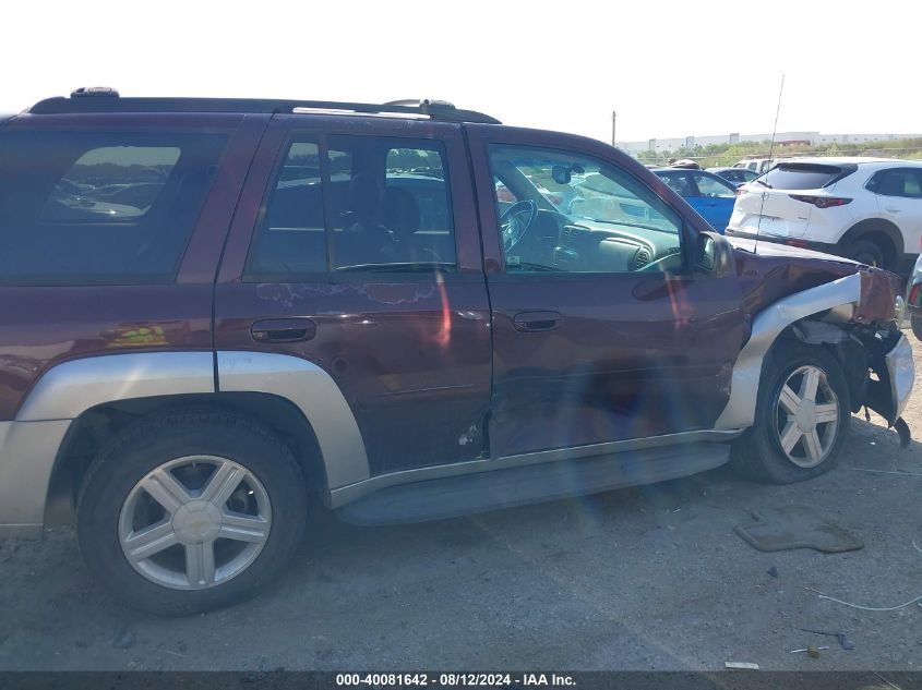 2007 Chevrolet Trailblazer Lt VIN: 1GNDS13S672304339 Lot: 40081642