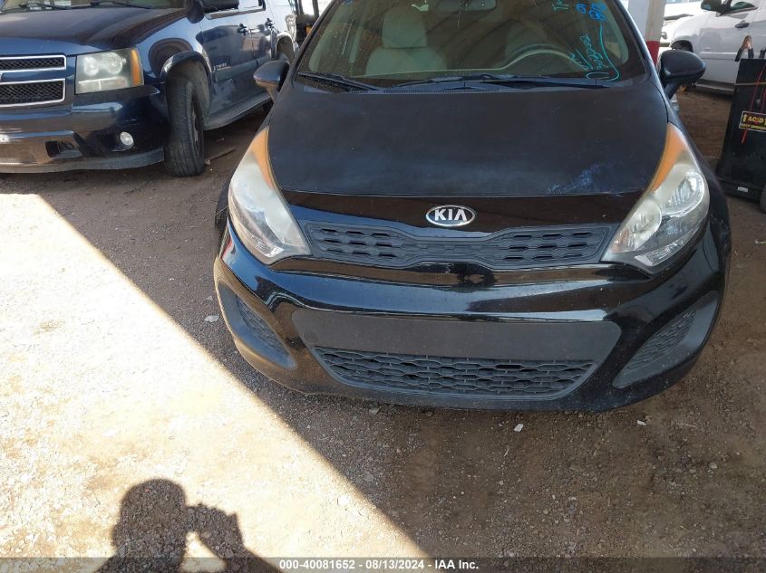 2013 Kia Rio Lx VIN: KNADM5A38D6303202 Lot: 40081652