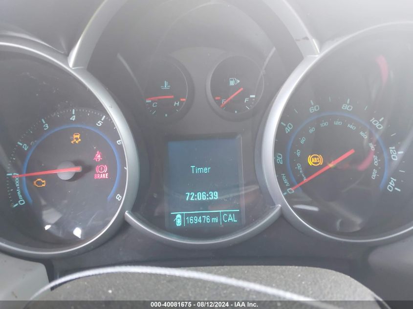 2012 Chevrolet Cruze Eco VIN: 1G1PK5SC4C7282385 Lot: 40081675