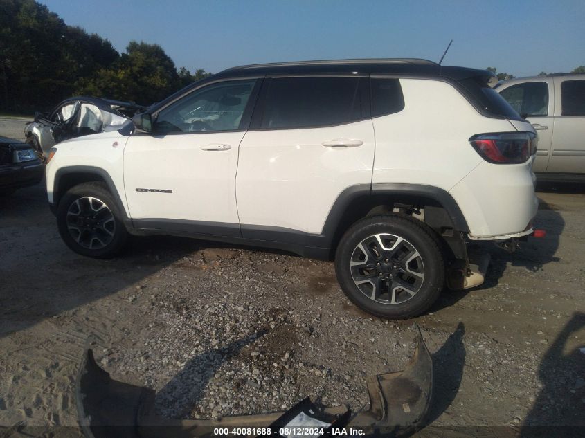 2021 Jeep Compass Trailhawk 4X4 VIN: 3C4NJDDB2MT572346 Lot: 40081688