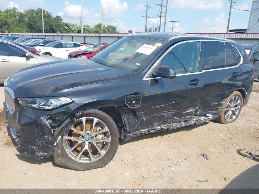 2024 BMW X5 xDrive50E VIN: 5UX43EU03R9U24408 Lot: 40081697