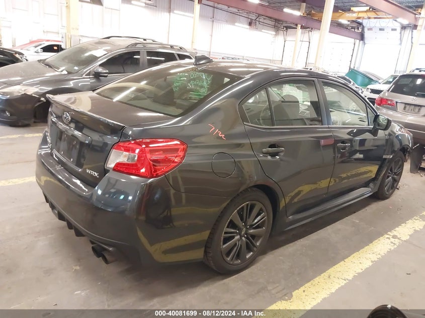 2017 SUBARU WRX VIN: JF1VA1B61H9804797