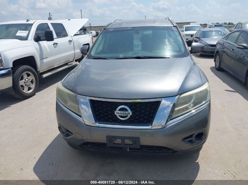 2015 Nissan Pathfinder S VIN: 5N1AR2MNXFC659136 Lot: 40081725