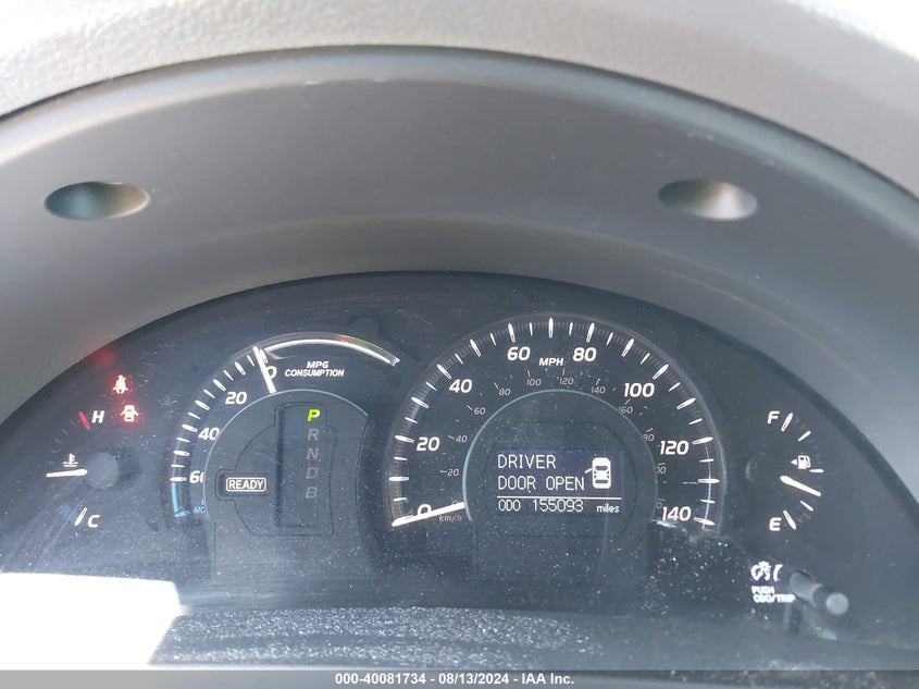 2008 Toyota Camry Hybrid VIN: 4T1BB46K08U035821 Lot: 40081734