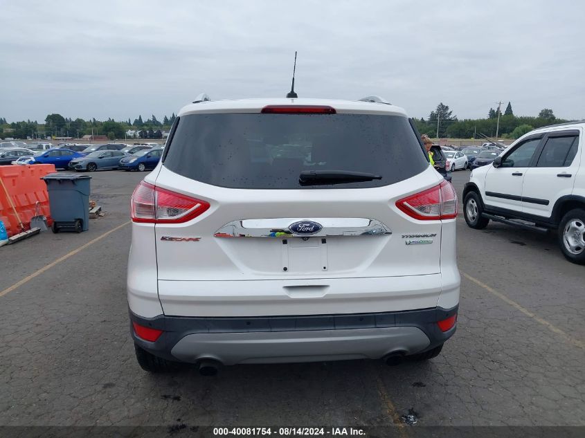 2014 Ford Escape Titanium VIN: 1FMCU0J91EUE27410 Lot: 40081754