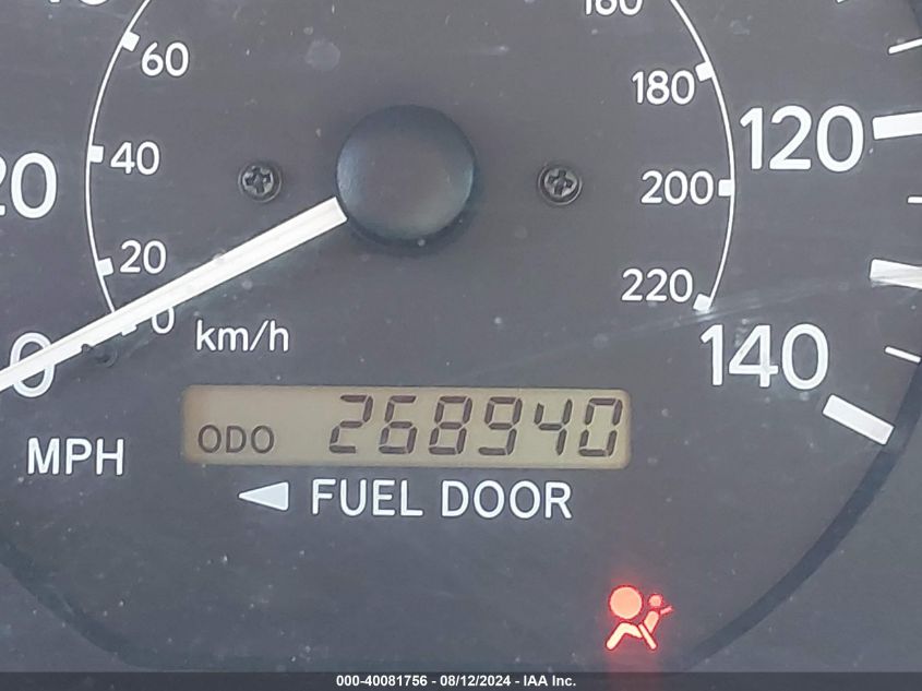 2000 Toyota Camry Xle VIN: JT2BG22K2Y0420457 Lot: 40081756