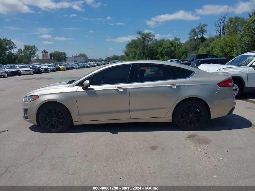 2019 Ford Fusion Se VIN: 3FA6P0HD5KR133245 Lot: 40081790