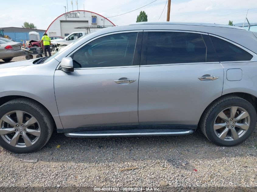 2016 Acura Mdx Advance Entertainment Packages/Advance Package VIN: 5FRYD4H93GB006371 Lot: 40081823