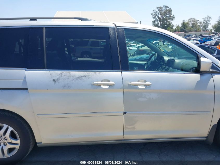 2005 Honda Odyssey Ex-L VIN: 5FNRL38695B416940 Lot: 40081824