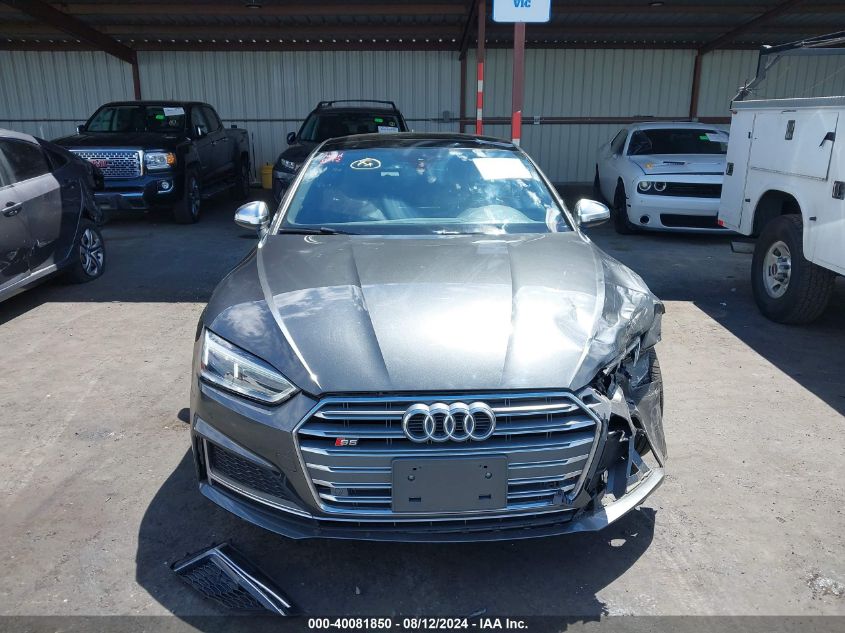 2018 Audi S5 3.0T Premium Plus VIN: WAUB4CF50JA045613 Lot: 40081850