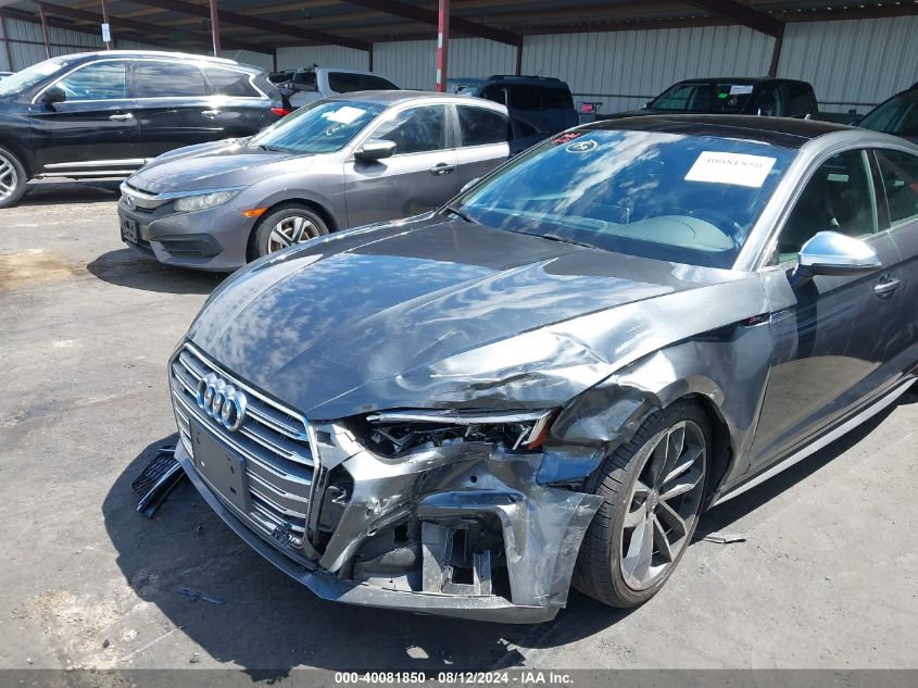 2018 Audi S5 3.0T Premium Plus VIN: WAUB4CF50JA045613 Lot: 40081850