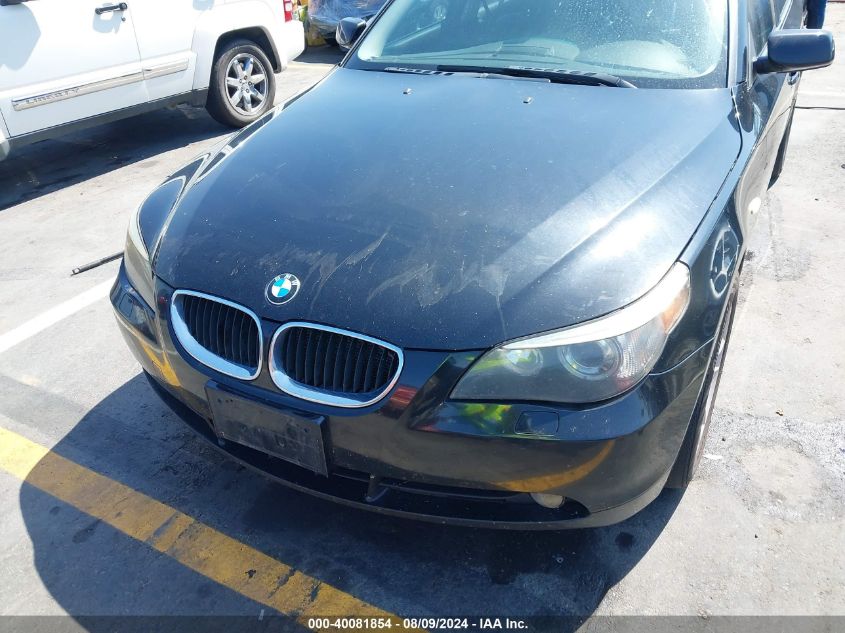 2006 BMW 525Xi Xi VIN: WBANF33586CS34713 Lot: 40081854