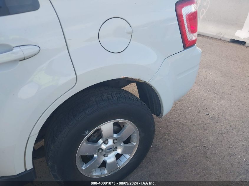 2012 Ford Escape Limited VIN: 1FMCU0E78CKC80911 Lot: 40081873