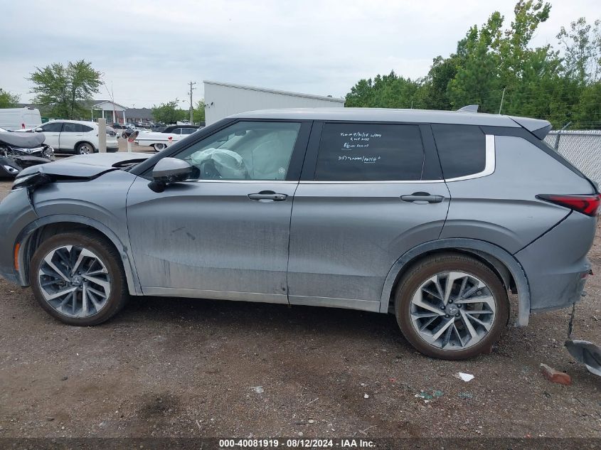 2024 Mitsubishi Outlander Se 2.5 2Wd/Se Black Edition S-Awc/Se Black Edition W/Pano Roof VIN: JA4J3VA83RZ040203 Lot: 40081919