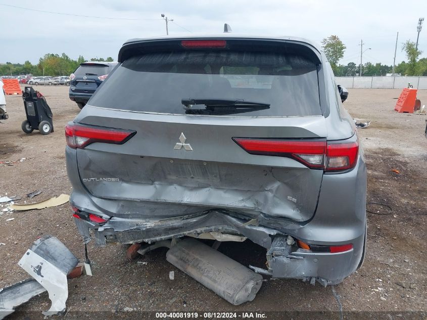 2024 Mitsubishi Outlander Se 2.5 2Wd/Se Black Edition S-Awc/Se Black Edition W/Pano Roof VIN: JA4J3VA83RZ040203 Lot: 40081919