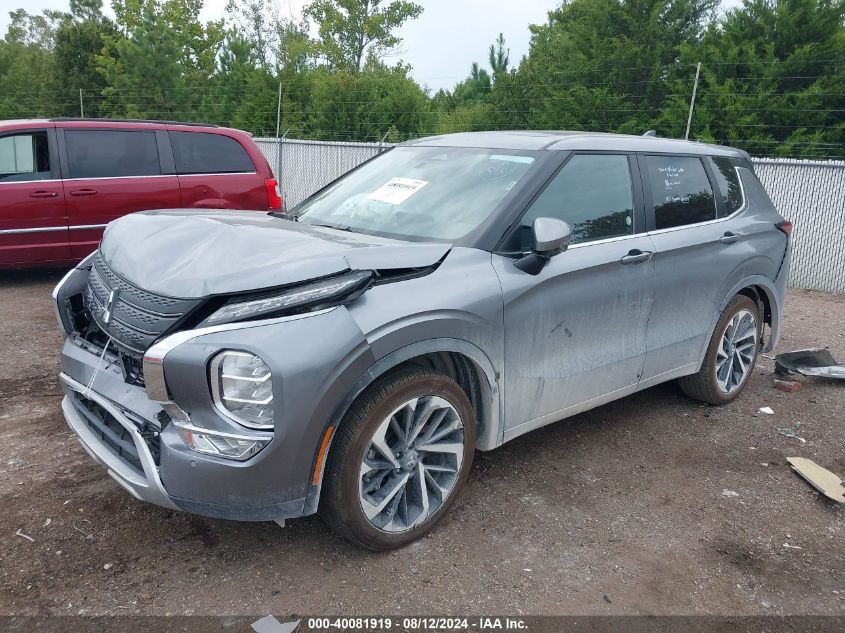 2024 Mitsubishi Outlander Se 2.5 2Wd/Se Black Edition S-Awc/Se Black Edition W/Pano Roof VIN: JA4J3VA83RZ040203 Lot: 40081919