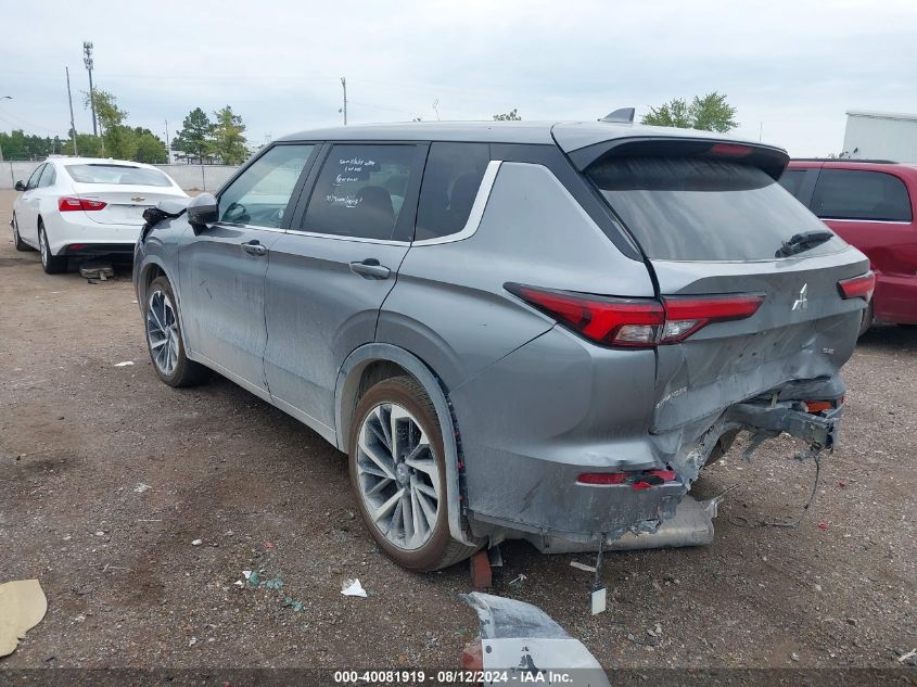 2024 Mitsubishi Outlander Se 2.5 2Wd/Se Black Edition S-Awc/Se Black Edition W/Pano Roof VIN: JA4J3VA83RZ040203 Lot: 40081919