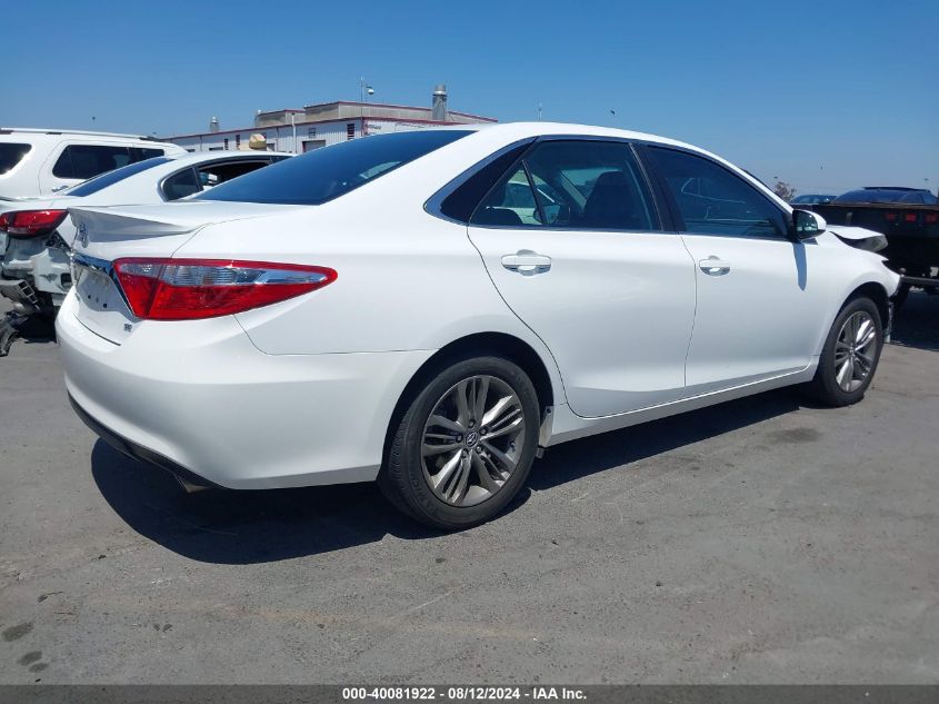 2015 Toyota Camry Se VIN: 4T1BF1FK0FU043742 Lot: 40081922