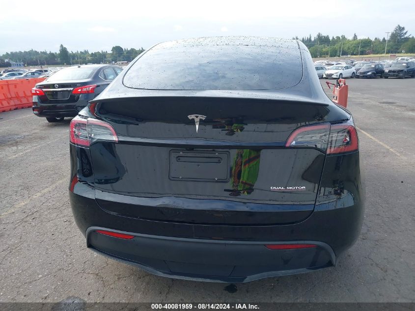 2024 Tesla Model Y Performance Dual Motor All-Wheel Drive VIN: 7SAYGDEF5RF050283 Lot: 40081959