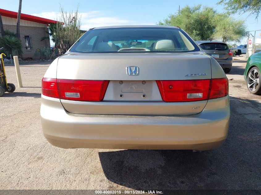 2005 Honda Accord 2.4 Lx VIN: 1HGCM56475A169721 Lot: 40082015