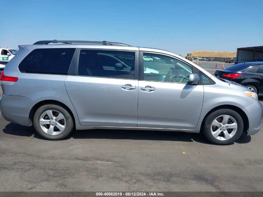 2012 Toyota Sienna Le V6 8 Passenger VIN: 5TDKK3DC1CS233640 Lot: 40082019