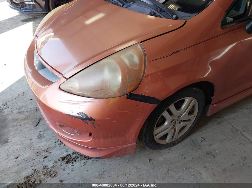 2008 Honda Fit Sport VIN: JHMGD38678S048204 Lot: 40082034