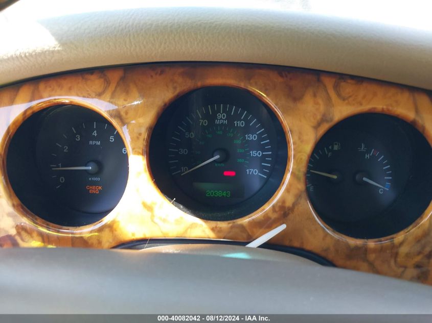 1999 Jaguar Xj8 Vanden Plas VIN: SAJKD6043XC869429 Lot: 40082042