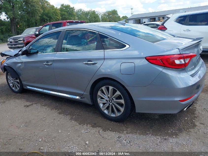 2017 HYUNDAI SONATA SPORT - 5NPE34AF9HH580533