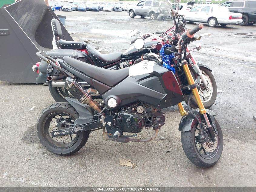 2015 Honda Grom 125 VIN: MLHJC6116F5107102 Lot: 40082075