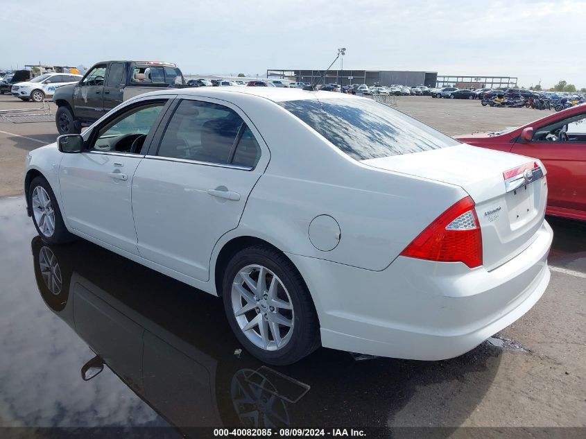 2012 Ford Fusion Sel VIN: 3FAHP0JA9CR445157 Lot: 40082085