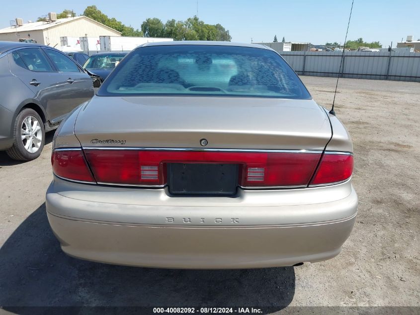 2003 Buick Century Custom VIN: 2G4WS52J031252813 Lot: 40082092