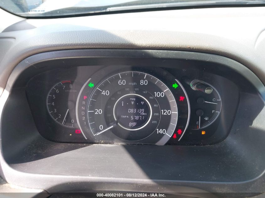 2012 Honda Cr-V Ex VIN: 5J6RM3H50CL006200 Lot: 40082101