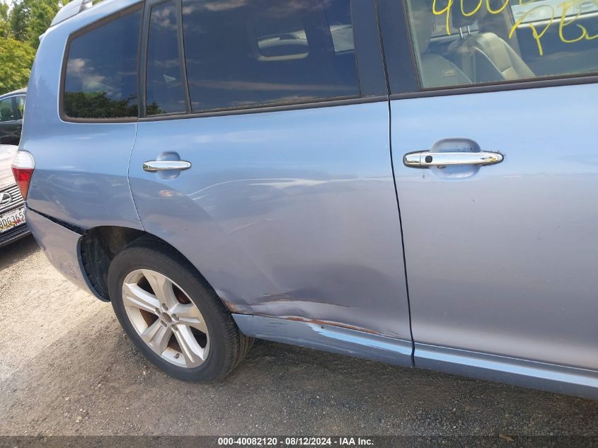 2009 Toyota Highlander Limited VIN: JTEDS42A692075825 Lot: 40082120