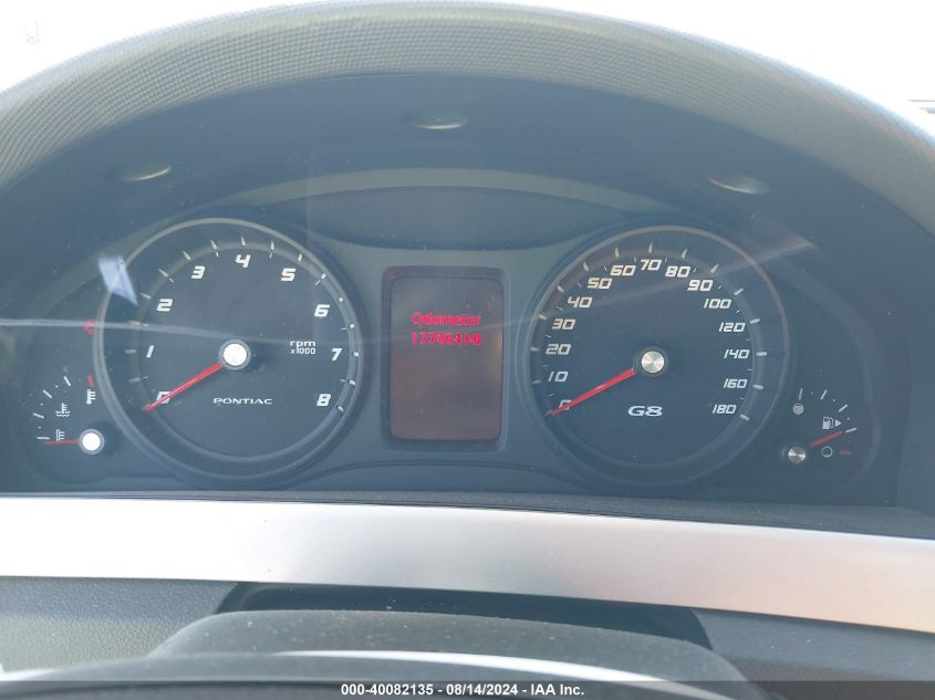 2009 Pontiac G8 Gt VIN: 6G2EC57Y89L197945 Lot: 40082135