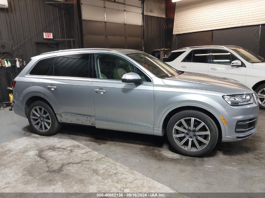 2018 Audi Q7 3.0T Premium VIN: WA1LAAF7XJD026081 Lot: 40082136