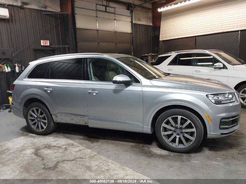 2018 Audi Q7 3.0T Premium VIN: WA1LAAF7XJD026081 Lot: 40082136