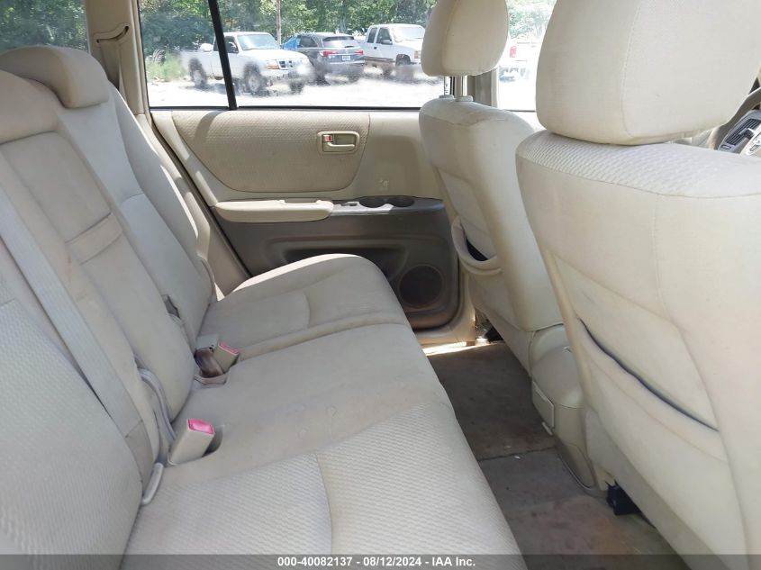 2006 Toyota Highlander V6 VIN: JTEGP21A260111344 Lot: 40082137