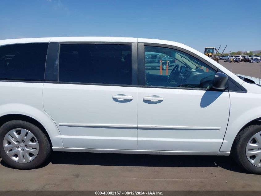 2016 Dodge Grand Caravan Se VIN: 2C4RDGBG1GR143327 Lot: 40082157