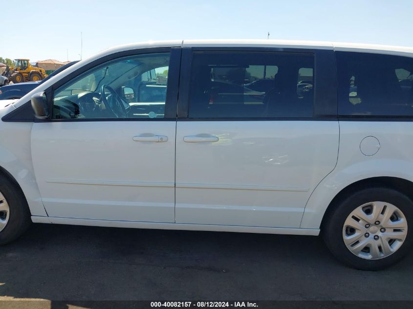 2016 Dodge Grand Caravan Se VIN: 2C4RDGBG1GR143327 Lot: 40082157