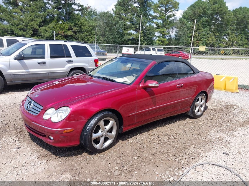 2005 Mercedes-Benz Clk 320 VIN: WDBTK65J05F135963 Lot: 40082171