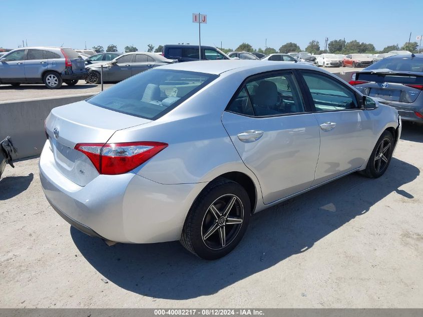 2015 Toyota Corolla Le VIN: 5YFBURHE6FP289384 Lot: 40082217