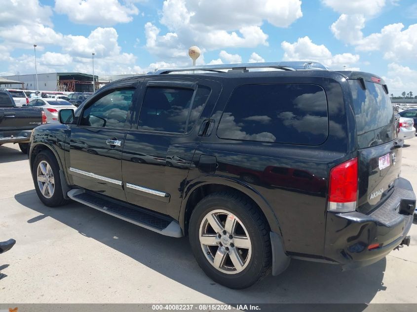 2010 Nissan Armada Platinum VIN: 5N1BA0NF5AN610723 Lot: 40082237