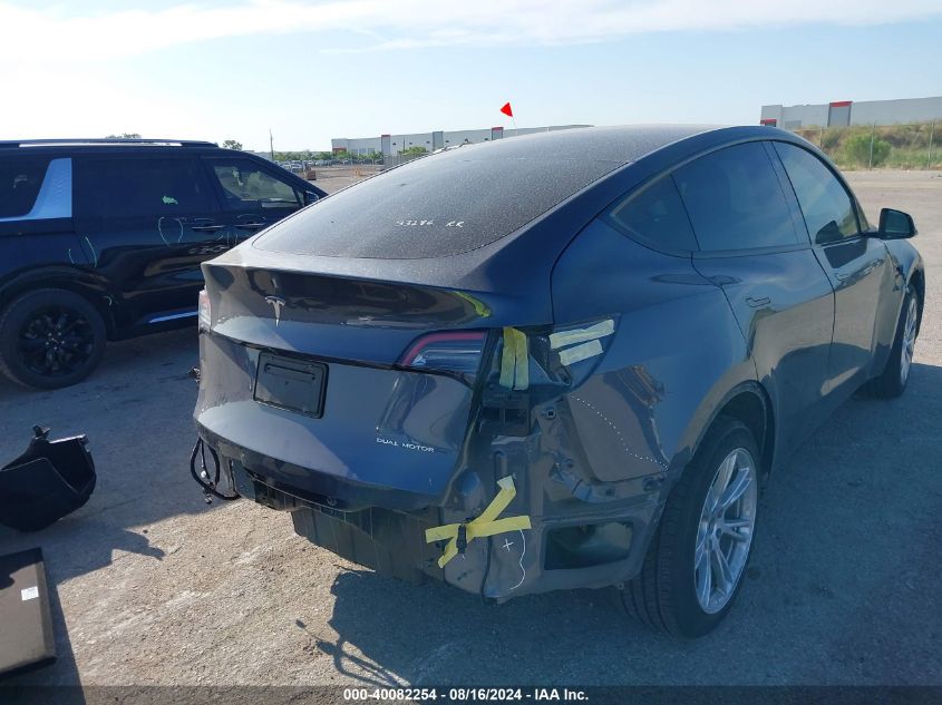 2023 Tesla Model Y Awd/Long Range Dual Motor All-Wheel Drive VIN: 7SAYGDEE0PA114053 Lot: 40082254