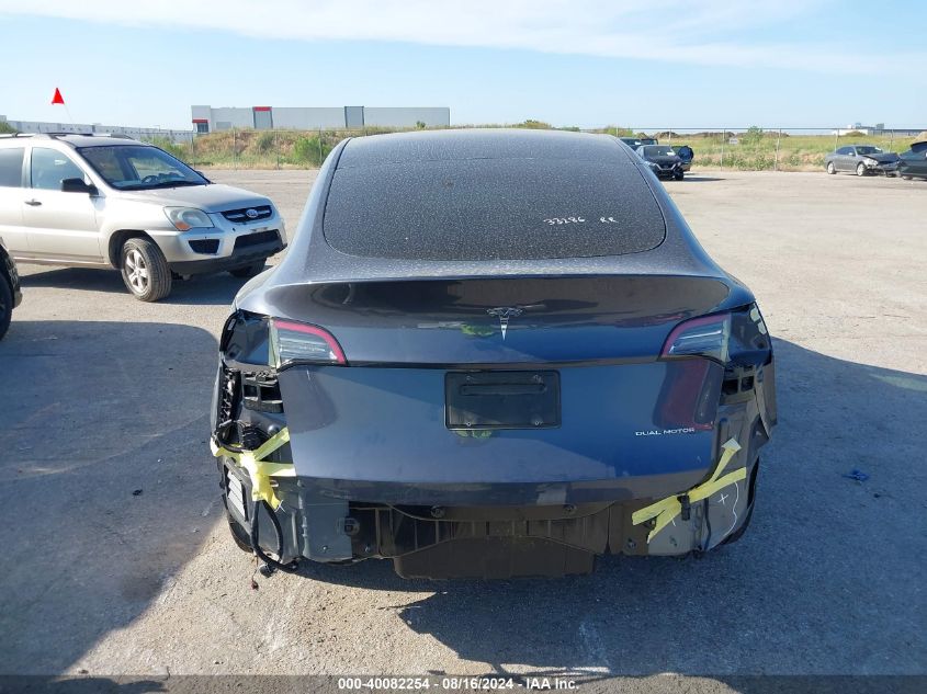 2023 Tesla Model Y Awd/Long Range Dual Motor All-Wheel Drive VIN: 7SAYGDEE0PA114053 Lot: 40082254