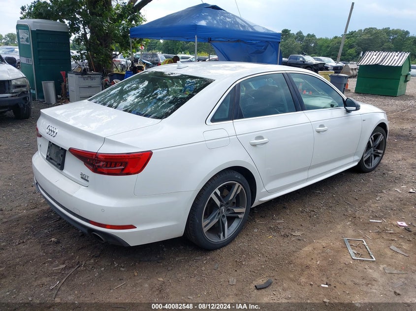 VIN WAUENAF44HN035028 2017 AUDI A4 2.0T PREMIUM