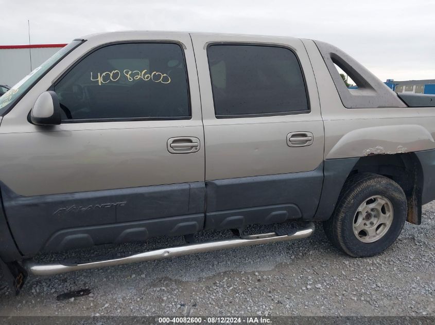 2003 Chevrolet Avalanche 1500 VIN: 3GNEC13T93G250191 Lot: 40082600