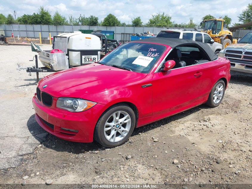 2008 BMW 128I VIN: WBAUL73568VJ74367 Lot: 40082614