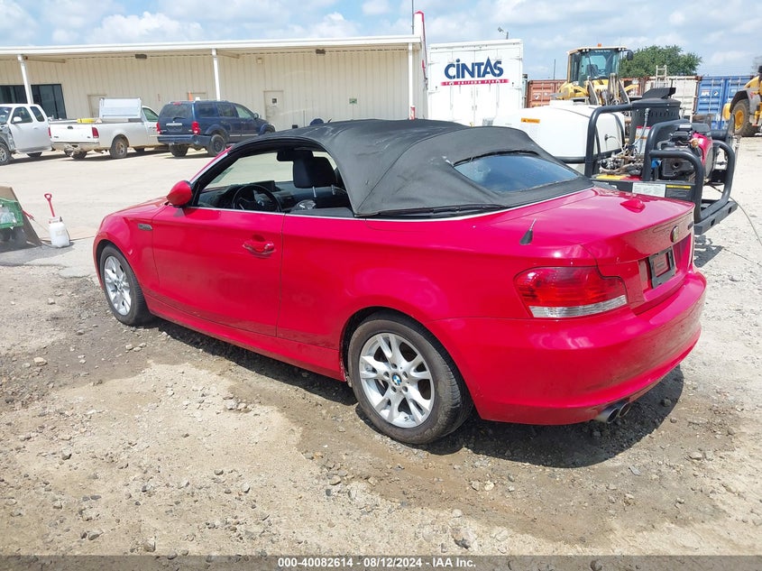 2008 BMW 128I VIN: WBAUL73568VJ74367 Lot: 40082614