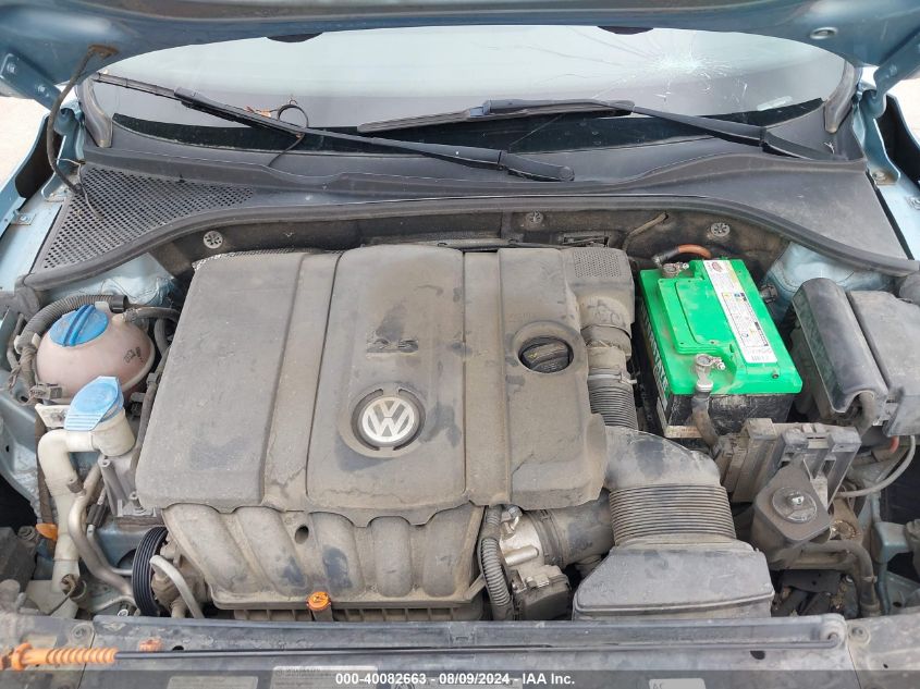 2012 Volkswagen Passat 2.5L S VIN: 1VWAP7A31CC091202 Lot: 40082663