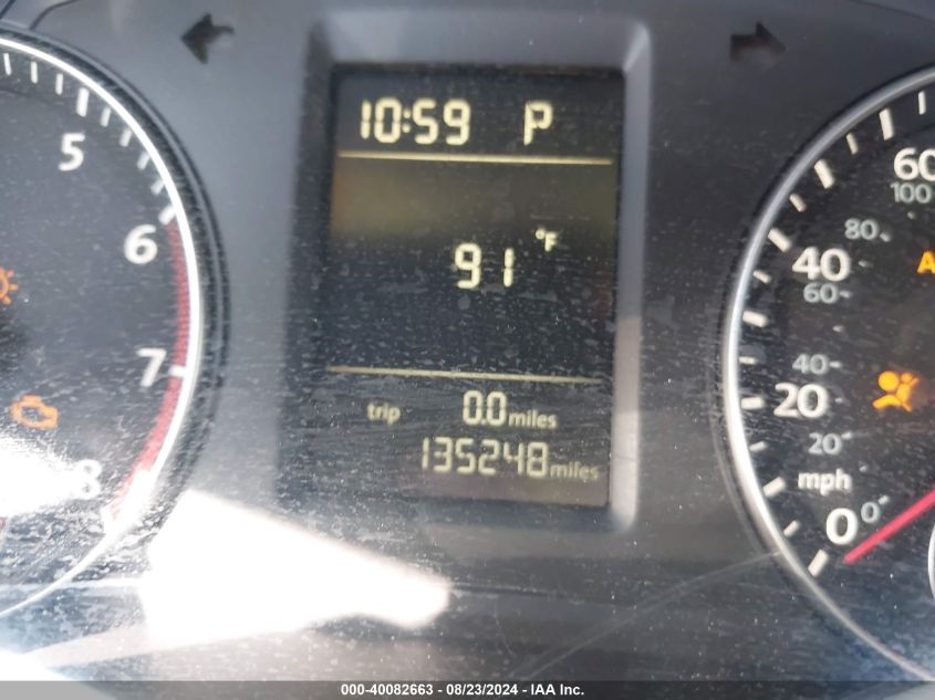 2012 Volkswagen Passat 2.5L S VIN: 1VWAP7A31CC091202 Lot: 40082663